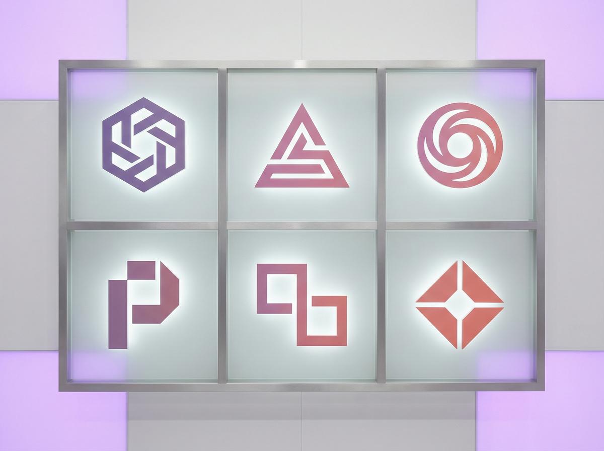 抖阴合作影视品牌Logo墙